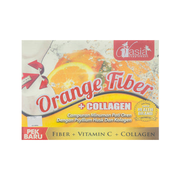 V'Asia, Orange Fiber + Collagen, 10 sachets X 15 gm